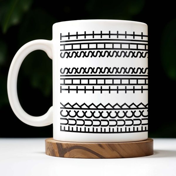 Enjoy Your Daily Coffee With Traditional Patterns, Geometric Lines - Personalized Custom Coffee Mug - FAM353_MG Enjoy Your Daily Coffee With Traditional Patterns, Geometric Lines - Personalized Custom Coffee Mug - FAM353_MG