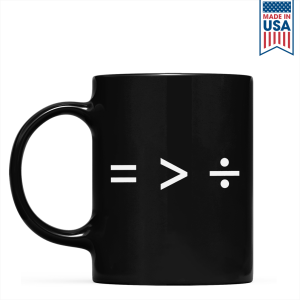 Equality Is Greater Than Division Book Lovers Gift Mug