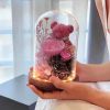 Eternal Preserved Rose Teddy Bear Gift Box with Lights Eternal Preserved Rose Teddy Bear Gift Box with Lights