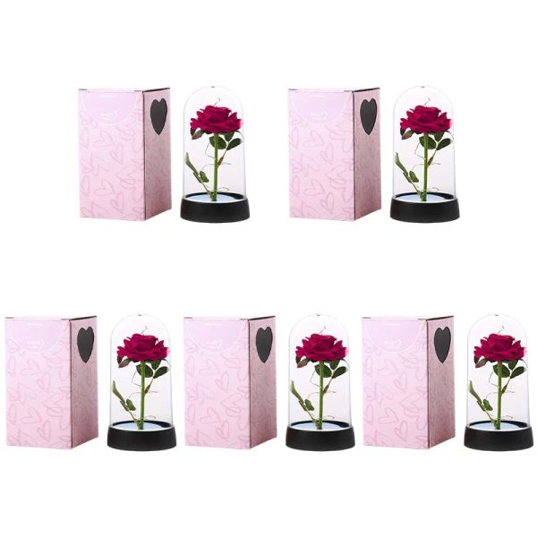Eternal Rose in Glass Dome with LED Light – Romantic Gift for Valentine’s Day, Christmas, or Birthday Eternal Rose in Glass Dome with LED Light – Romantic Gift for Valentine’s Day, Christmas, or Birthday