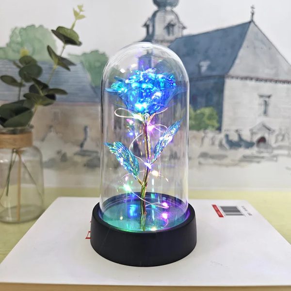 Eternal Rose Lamp LED Artificial Silk Flower Creative Gift for Valentine’s Day and Mother’s Day Eternal Rose Lamp LED Artificial Silk Flower Creative Gift for Valentine’s Day and Mother’s Day