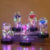 Eternal Rose Lamp LED Artificial Silk Flower Creative Gift for Valentine’s Day and Mother’s Day Eternal Rose Lamp LED Artificial Silk Flower Creative Gift for Valentine’s Day and Mother’s Day