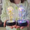 Eternal Rose Lamp LED Artificial Silk Flower Creative Gift for Valentine’s Day and Mother’s Day Eternal Rose Lamp LED Artificial Silk Flower Creative Gift for Valentine’s Day and Mother’s Day