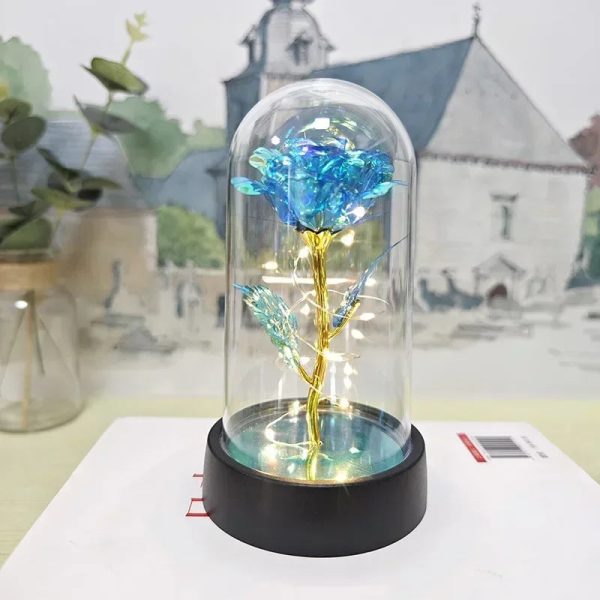 Eternal Rose LED Light Glass Dome