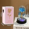 Eternal Rose LED Light in Glass Dome for Valentine's Day and Special Gifts