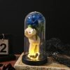 Eternal Rose LED Light in Glass Dome for Valentine's Day and Special Gifts