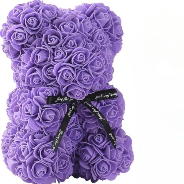Eternal Rose Teddy Bear Artificial Floral Gift Eternal Rose Teddy Bear Artificial Floral Gift