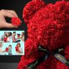 Eternal Rose Teddy Bear Artificial Floral Gift Eternal Rose Teddy Bear Artificial Floral Gift