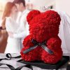 Eternal Rose Teddy Bear Artificial Floral Gift Eternal Rose Teddy Bear Artificial Floral Gift