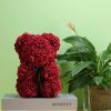 Eternal Rose Teddy Bear Artificial Floral Gift Eternal Rose Teddy Bear Artificial Floral Gift