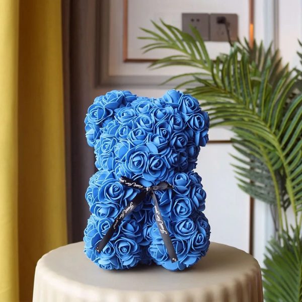 Eternal Rose Teddy Bear Artificial Floral Gift Eternal Rose Teddy Bear Artificial Floral Gift