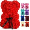 Eternal Rose Teddy Bear Artificial Floral Gift Eternal Rose Teddy Bear Artificial Floral Gift