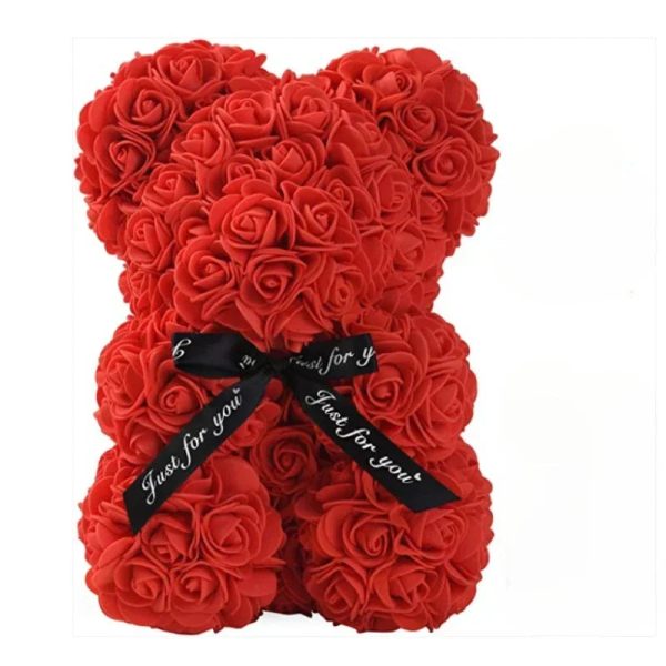 Eternal Rose Teddy Bear Artificial Floral Gift Eternal Rose Teddy Bear Artificial Floral Gift