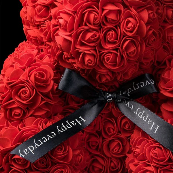 Eternal Rose Teddy Bear with Gift Box and Warm Lights Eternal Rose Teddy Bear with Gift Box and Warm Lights