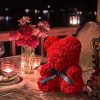 Eternal Rose Teddy Bear with Gift Box and Warm Lights Eternal Rose Teddy Bear with Gift Box and Warm Lights