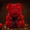 Eternal Rose Teddy Bear with Gift Box and Warm Lights Eternal Rose Teddy Bear with Gift Box and Warm Lights