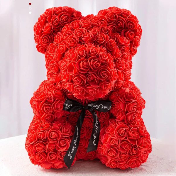 Eternal Rose Teddy Bear with Gift Box and Warm Lights Eternal Rose Teddy Bear with Gift Box and Warm Lights