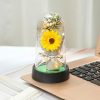Everlasting Rose LED Glass Dome Bouquet Everlasting Rose LED Glass Dome Bouquet