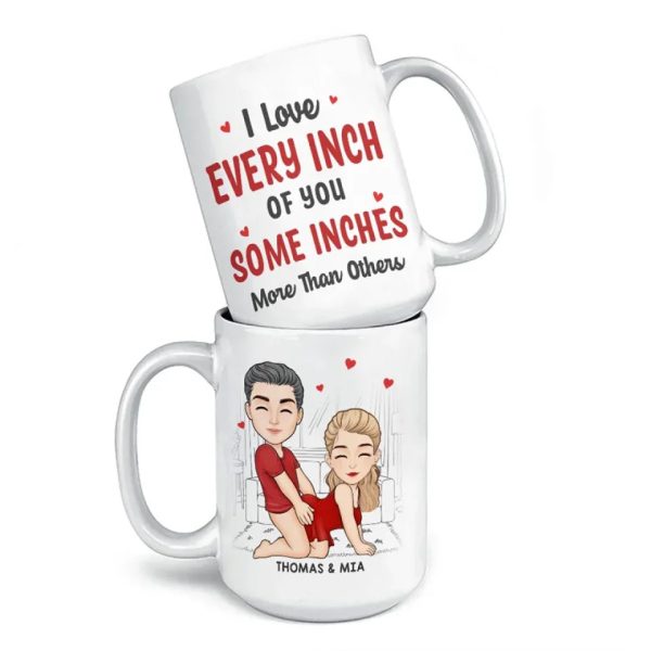 Every Day, I Love You More - Couple Personalized Custom Mug - Gift For Husband Wife, Anniversary Every Day, I Love You More - Couple Personalized Custom Mug - Gift For Husband Wife, Anniversary