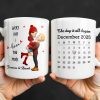 Every Day I Love You More, Couple And Calendar Design - Personalized Custom Coffee Mug - CPL1141_MG Every Day I Love You More, Couple And Calendar Design - Personalized Custom Coffee Mug - CPL1141_MG