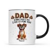 Every Poo I Do I Do It For You Cute Cartoon Dogs Personalized Mug