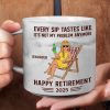 Every Sip Tastes Like It's Not My Problem Anymore Retirement - Personalized Marble Mug Every Sip Tastes Like It's Not My Problem Anymore Retirement - Personalized Marble Mug