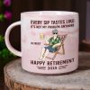 Every Sip Tastes Like It's Not My Problem Anymore Retirement - Personalized Marble Mug Every Sip Tastes Like It's Not My Problem Anymore Retirement - Personalized Marble Mug