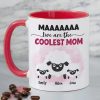 Ewe Are The Coolest Mom, Gift For Mom, Personalized Mug, Sheep Mug, Mother's Day Gift Ewe Are The Coolest Mom, Gift For Mom, Personalized Mug, Sheep Mug, Mother's Day Gift