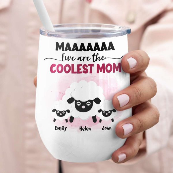 Ewe Are The Coolest Mom, Gift For Mom, Personalized Mug, Sheep Mug, Mother's Day Gift Ewe Are The Coolest Mom, Gift For Mom, Personalized Mug, Sheep Mug, Mother's Day Gift