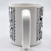 Express Yourself With Bold Text Graphics - Personalized Custom Coffee Mug - FAM363_MG
