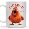 F-CAW-F Rooster Custom Coffee Mug - Personalized Custom Coffee Mug - COL096_MG F-CAW-F Rooster Custom Coffee Mug - Personalized Custom Coffee Mug - COL096_MG