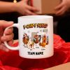 F-Caw-F Squad Funny Chicken Staff - Personalized Mug - Funny Gift For Coworkers, Colleagues