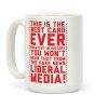 Fake News Liberal Media Coffee Mug