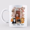 Fall Season Better Life Cat Mom Personalized Mug