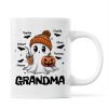 Fall Season Halloween Grandma Boo Personalized Mug, Halloween Gift For Grandma