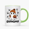 Fall Season Halloween Grandma Boo Personalized Mug, Halloween Gift For Grandma