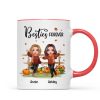 Fall Season Happy Doll Besties In The Pumpkin Patch Personalized Mug
