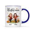 Fall Season Happy Doll Besties In The Pumpkin Patch Personalized Mug