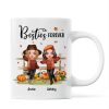 Fall Season Happy Doll Besties In The Pumpkin Patch Personalized Mug
