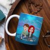 Falling In Love With You, Anniversary Couple Chilling White Edge to Edge Mug Falling In Love With You, Anniversary Couple Chilling White Edge to Edge Mug