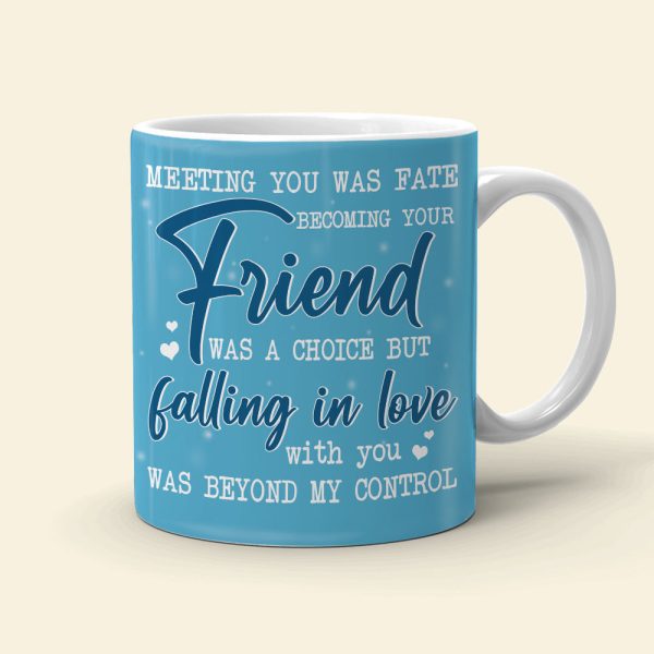 Falling In Love With You, Anniversary Couple Chilling White Edge to Edge Mug Falling In Love With You, Anniversary Couple Chilling White Edge to Edge Mug