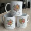 Family Boho Birth Flower Bouquet Flowers Gift For Mom, Grandma, Family - Personalized Mug Family Boho Birth Flower Bouquet Flowers Gift For Mom, Grandma, Family - Personalized Mug
