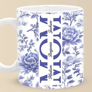 Family First, Always - Family Personalized Custom Mug - Mother's Day, Gift For Mom, Grandma