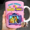 Family Forever Television And Cartoon Design - Personalized Custom Coffee Mug - FAM397_MG