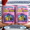 Family Forever Television And Cartoon Design - Personalized Custom Coffee Mug - FAM397_MG
