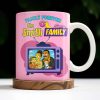 Family Forever Television And Cartoon Design - Personalized Custom Coffee Mug - FAM397_MG