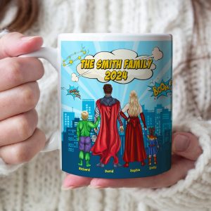 Family-Personalized White Edge-to-edge mug-Gift For Family- Family Coffee Mug-02acqn151223tm