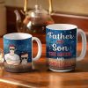 Family Relationship Like Father Like Daughter - Personalized Custom White Edge-to-Edge Mug Family Relationship Like Father Like Daughter - Personalized Custom White Edge-to-Edge Mug