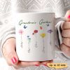 Family Watercolor Flowers Personalized Mug