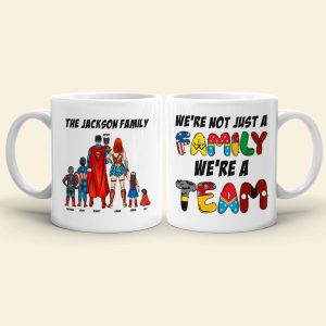 Family Where Life Begins And Love Never Ends Personalized White Mug